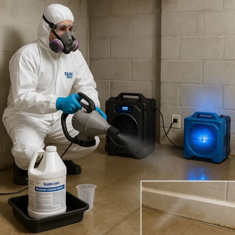 Sanitization and Odor Removal process in Mono Vista, CA