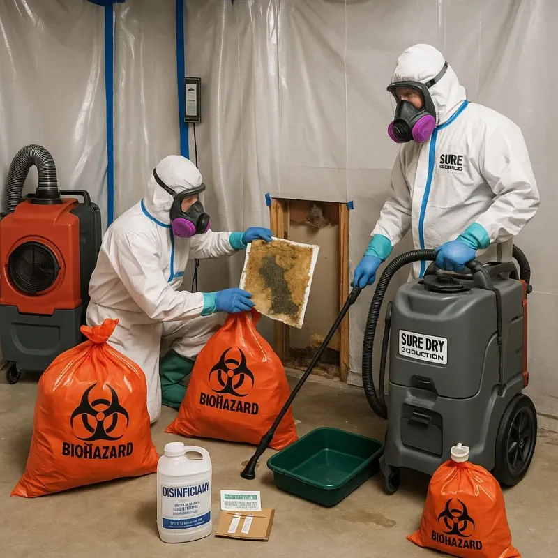 Contaminated Water Handling Protocols process in Mono Vista, CA